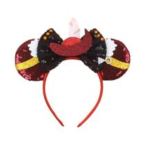 Crianças Disney Dumbo Mickey Ponto Lantejoulas Arco Hairband Bandana Para Festival Festa Cosplay