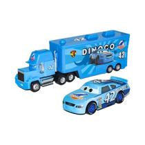 Crianças Disney Pixar Cars 95 Mack Lightning McQueen Carrier Truck Mini Car Set Liga Presente