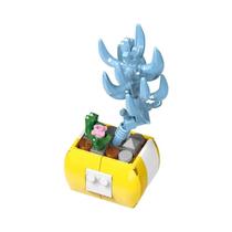 Crianças DIY Simulação Suculentas Bonsai Cacto Aloe Vera Blocos De Construção Brinquedo Criativo