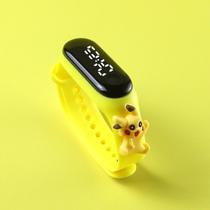 Crianças Dos Desenhos Animados Relógio LED Digital Esportes De Pulso À Prova Dwaterproof Água Spiderman Pikachu Presente