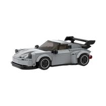 Crianças Educacional Corrida Cidade Veículo Moc Rwb Blocos De Construção Modelo Supercarro Carro