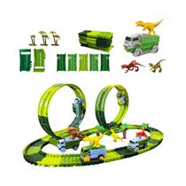 Crianças Elétricas Dinossauro Pista Brinquedo Carro Conjunto De Trem Educacional Presente De
