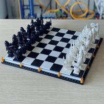 Crianças Interativas Magia Jogo De Xadrez Blocos De Construção Cavaleiro Role Play Tijolos
