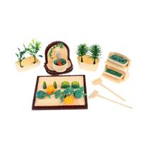 Crianças Meninas 1:12 Casa De Bonecas Móveis Em Miniatura Brinquedos Conjunto Diy Floresta Família