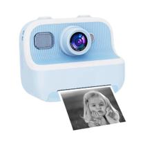 Crianças Mini Câmera Fotográfica Digital Tela 2.4 HD 1080P Vídeo Impressão Instantânea Câmera De