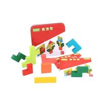Crianças Montessori Quebra-cabeças Tangram De Madeira Brinquedo Educativo Formas Dos Desenhos