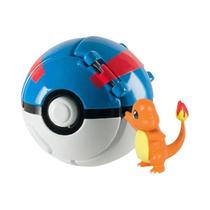 Crianças Pokemon Figuras De Ação Pokeball Anime Estatuetas Pikachu Charizard Squirtle Bolso Monstro