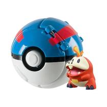 Crianças Pokémon Figuras De Ação Pokeball Pikachu Charizard Squirtle Anime Estatuetas Brinquedo