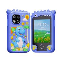 Crianças Unicórnio Mini Telefone Inteligente Brinquedo 20 Jogos Câmera Dupla Leitor De Música 8g
