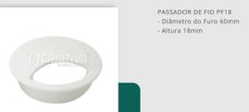 Criativa Passador de Fio Branco Criativa Passador de Fio Branco