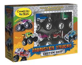 Criatividade de brinquedos para crianças Monster Truck Custom Shop +5 anos Criatividade de brinquedos para crianças Monster Truck Custom Shop +5 anos