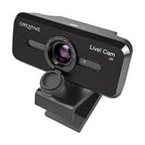 Criativo ao vivo! Cam Sync V3 2K QHD USB Webcam com zoom digital 4X (4 modos de zoom de Grande Angular a Visão de Retrato Estreito), Lente de Privacidade, 2 Microfones, para PC e Mac