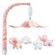Crib Mobile FEISIKE para meninas com caixa de música de 3 modos e 35 músicas Crib Mobile FEISIKE para meninas com caixa de música de 3 modos e 35 músicas