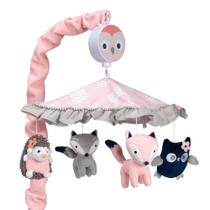 Crib Mobile Lambs & Ivy Forever Friends Pink/Grey Woodland