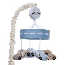 Crib Mobile Lambs & Ivy Little Racer com chupeta musical