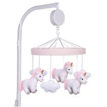 Crib Mobile Sammy & Lou Unicorn com música para Standard Rail