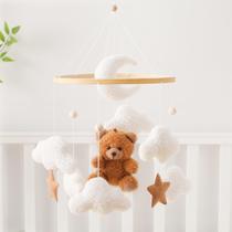 Crib Mobile, vamos fazer um berçário peludo feito à mão em Bear Cloud Crib Mobile, vamos fazer um berçário peludo feito à mão em Bear Cloud