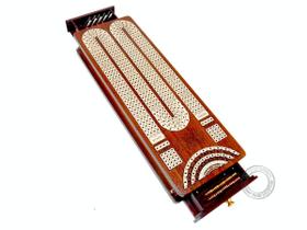 Cribbage Board House of Cribbage Continuous 120 pontos e 4 faixas Cribbage Board House of Cribbage Continuous 120 pontos e 4 faixas