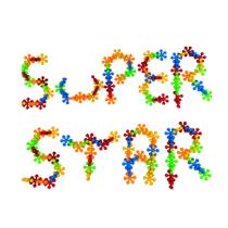 Crie e brink super star solapa 80 pecas