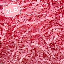Crinkle Paper Shred Filler Corlcol 1 kg para bolsa de presente rosa
