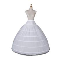 Crinolina 6 Aros Saia Anágua para Vestido de Noiva Longo