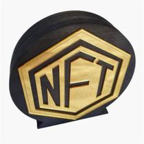 Criptomoeda 3D NFT Decorativa 16CM