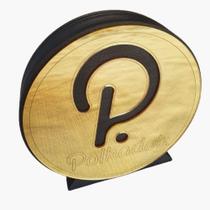 Criptomoeda 3D Polkadot(DOT) Decorativa 16CM