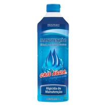 Cris Agua Algicida Manutenção Previne Algas Água Verde Tratamento Limpeza Piscina 1 Litro