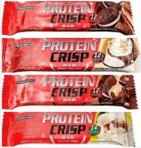 Crisp Bar Protein Sabor Cookies & Cream,Duo Crunch e Peanut Butter de 45g-Kit 03-Integralmedica Crisp Bar Protein Sabor Cookies & Cream,Duo Crunch e Peanut Butter de 45g-Kit 03-Integralmedica