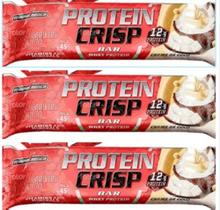 Crisp Bar Protein Sabor Creme de Coco de 45g-Kit 03 unidades