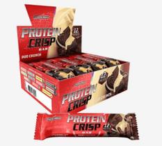 Crisp Bar Protein Sabor Duo Crunch (Chocolate Branco e Cookies & Cream) 45g c/12 unid Integralmedica