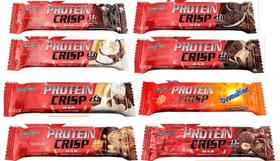 Crisp Bar Protein Sabores Diversos de 45g-Kit com 08 unidades -Integralmedica