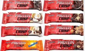 Crisp Bar Protein Sabores Diversos de 45g Kit com 08 unidades Integralmedica