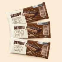 Crispy Wafer Bendu 40g de Proteína Sabor Dark Chocolate