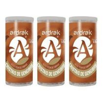 Cristais De Gengibre Cravo E Canela 15g Ardrak - 3 Unidades