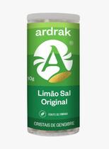 Cristais de Gengibre Limão e Sal Tubo com 10g - Ardrak