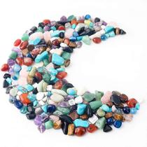 Cristais de quartzo JOHOUSE Crushed Chips Tumbled Stone 450g Cristais de quartzo JOHOUSE Crushed Chips Tumbled Stone 450g