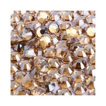 Cristais De Vidro Dourados Com Strass Prateado Para Arte De Unhas DIY E Decoração De Roupas