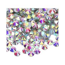 Cristais De Vidro Transparentes Com Base Plana AB Não Hotfix Strass JUNAO SS3 a SS50