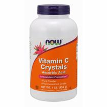Cristais de vitamina C 1 lbs da Now Foods (pacote com 4)