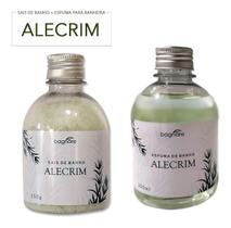 Cristais E Espuma Banho Banheira Hidromassagem Alecrim 250Ml