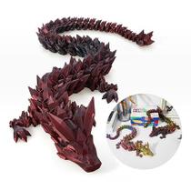 Cristal articulado grande impresso em 3D Dragon Toy Dak Haan 24 Cristal articulado grande impresso em 3D Dragon Toy Dak Haan 24