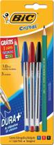 Cristal AZ+VM+PT+1LAPIS Gratis - Bic