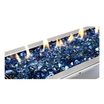 Cristal Azul Calvert para Lareira a Gás e Etanol