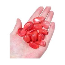 Cristal De Pedra Rolada De Fusão Vermelha 100g Cura Tanque De Peixes Jardim Decorativo Cascalho
