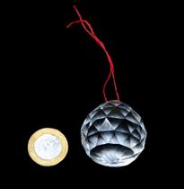 Cristal Facetado Egípcio 40mm com fio de 9cm vermelho Cristal Facetado Egípcio 40mm com fio de 9cm vermelho