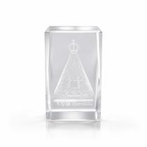 Cristal Nossa Senhora Aparecida Decorativo Lapidado 3cm Cristal Nossa Senhora Aparecida Decorativo Lapidado 3cm