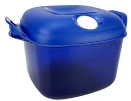 Cristal Pop 1,9 Litros Quadrada Azul (Policarbonato) Tupperware