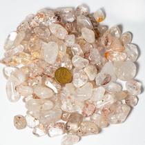Cristal Rolado Natural M 20 a 35 Tipo B - Pacote de 5kg com Inclusões