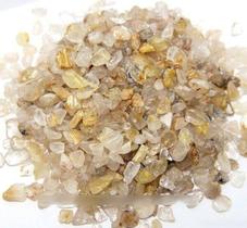 Cristal Rutilado Pedra Rolada Míudo Pacote 200 Gramas Cristal Rutilado Pedra Rolada Míudo Pacote 200 Gramas